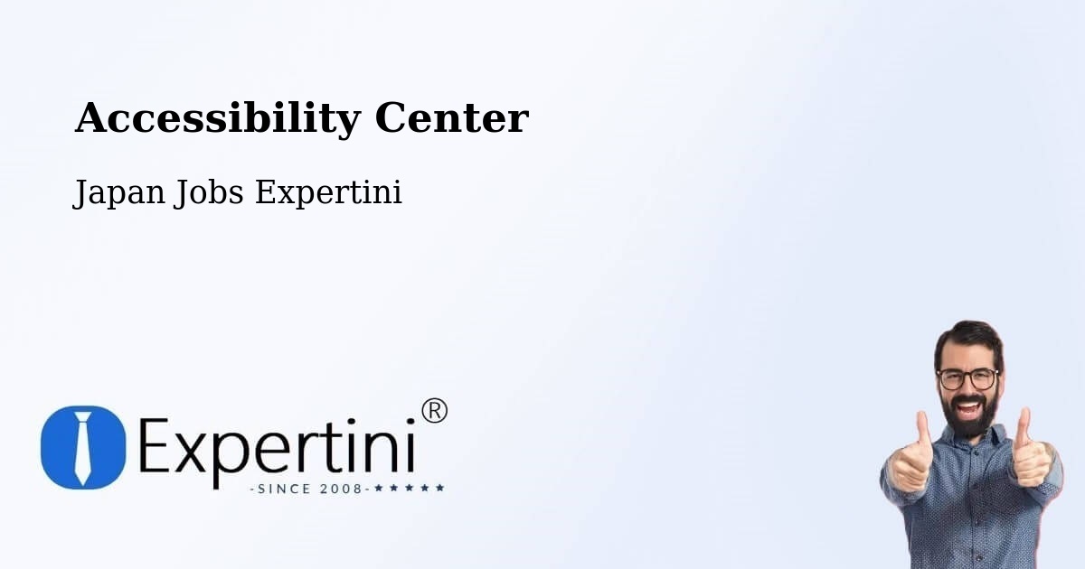 Accessibility Center - Japan Jobs Expertini